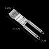 Stainless Steel Pizza Slicer Multi-Purpose 5-Wheel Pastry Cutter Dough Divider Roller Anti-Slip Cookie And Pastry Knife Cutter