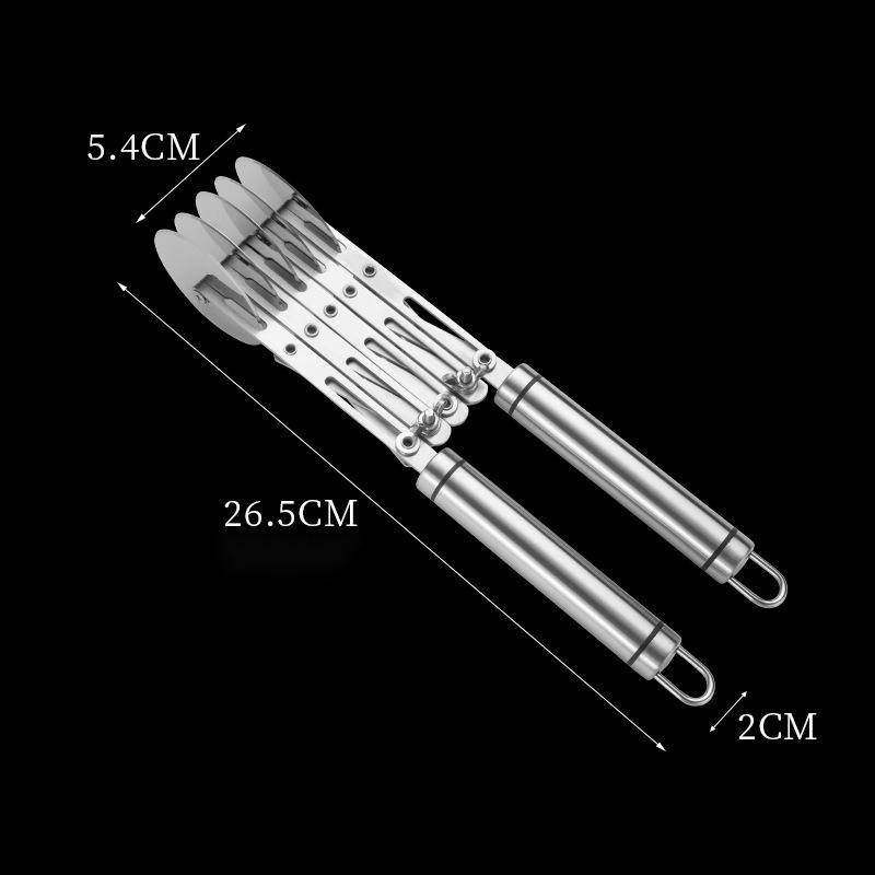 Stainless Steel Pizza Slicer Multi-Purpose 5-Wheel Pastry Cutter Dough Divider Roller Anti-Slip Cookie And Pastry Knife Cutter