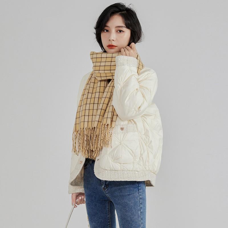 Short down jacket women's winter new coat duck down light and thin