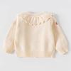 1-9 Years Kids Girls Button Closure Knitted Coat Cardigan Sweater