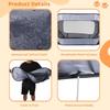 Dog Travel Crate Foldable Pop Up Dog Crate with Storage Bag 37"×21"×21" Travel Pet Kennel Small Dog Tent Crates Cage Portable Puppy Seat Kennel