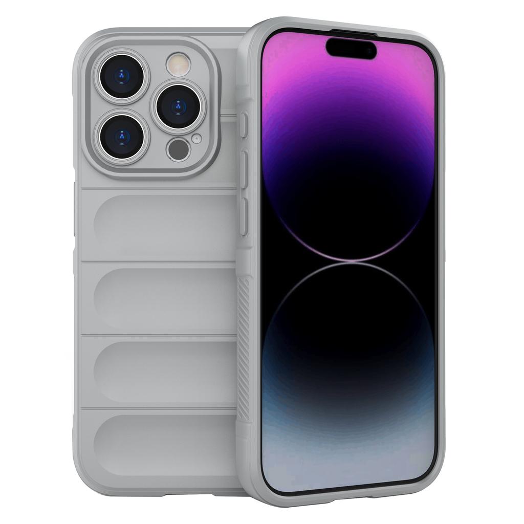 For iPhone 15 Pro Slim-Fit TPU Mobile Phone Case Anti-drop Rugged Cell Phone Back Cover