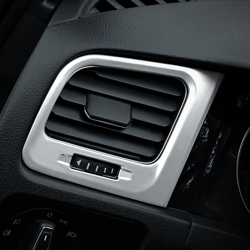 For Volkswagen VW Golf 7 MK7 7.5 MK7.5 2013- LHD Accessoies Air Condition Vent AC Outlet Trim Panel Cover Interior Sticker