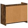 Shoe Cabinet Smoked Oak 85 x 39.5 x 70 cm Particleboard