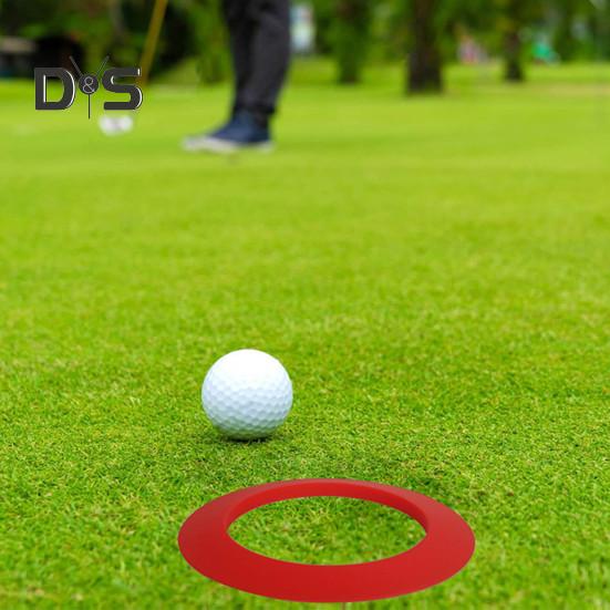 Silicone Golf Putting Ring Indoor Outdoor All-Direction Practice Golf Hole Putting Cup Putting Accuracy Trainer Golf Training Aid Golf Accessories
