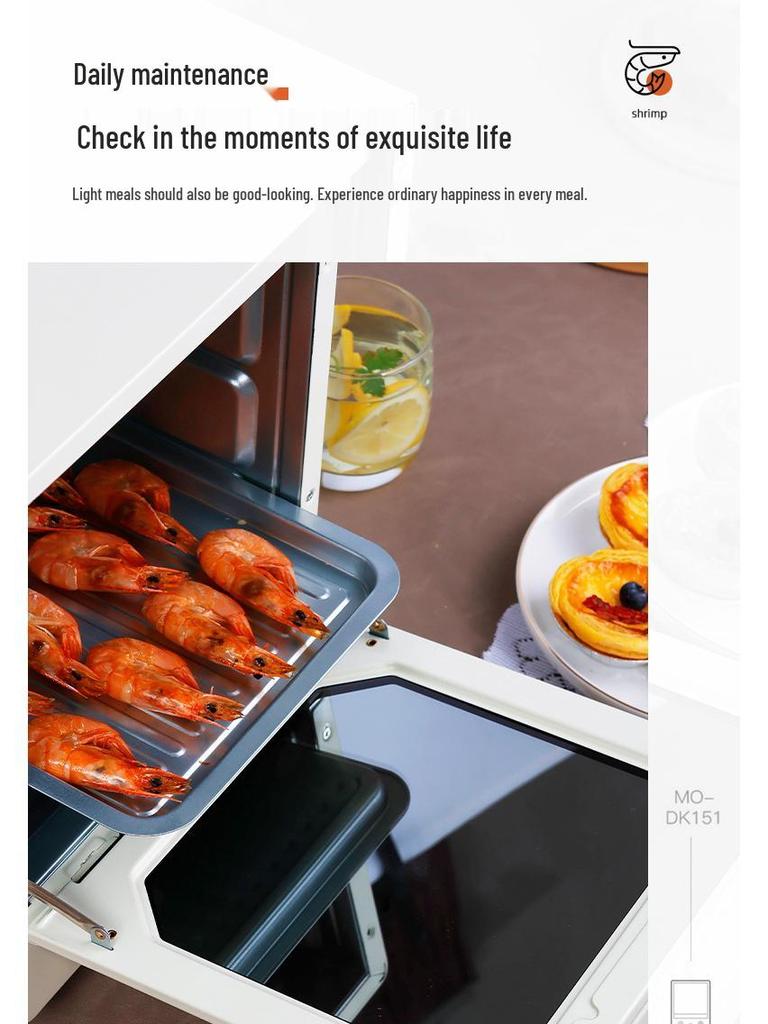 15L Large Capacity Multifunctional Electric Countertop Oven for Baking