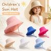 UV Protection Children's Sun Hat Breathable Neck Scarf Sun Cap  3-8 Years Old Unisex
