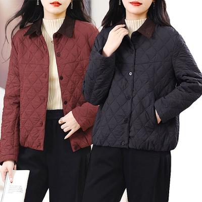 Giacca Corta in Cotone alla Moda ed Elegante da Mamma – Cappotto Leggero e Caldo per Mamme Casual ed Eleganti