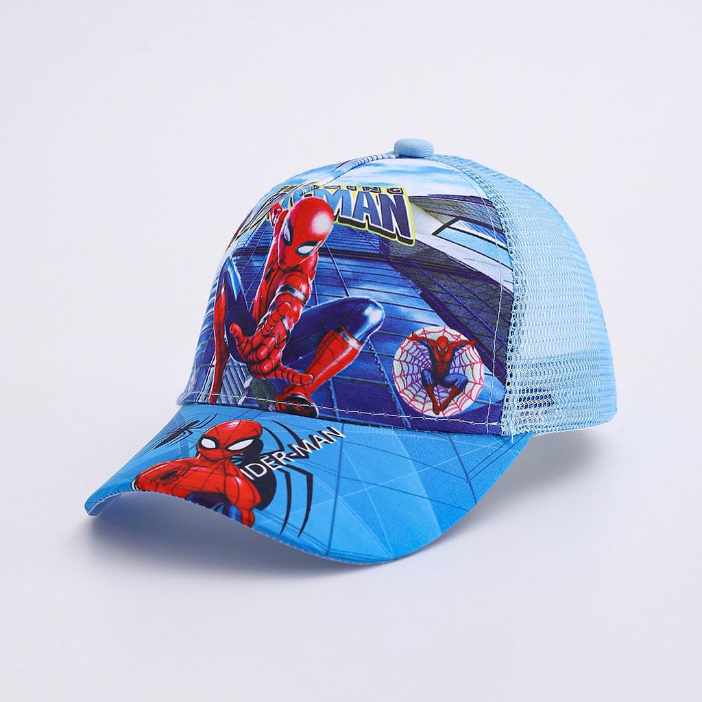 Childrens Cartoon Spider Man Baseball Cap With Breathable Polyester For Summer Outdoor Play