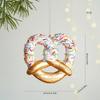 Christmas Atmosphere Balloon Dog Small Pendant Christmas Tree Snowflake House Pendant Small Ornament Wreath Accessory