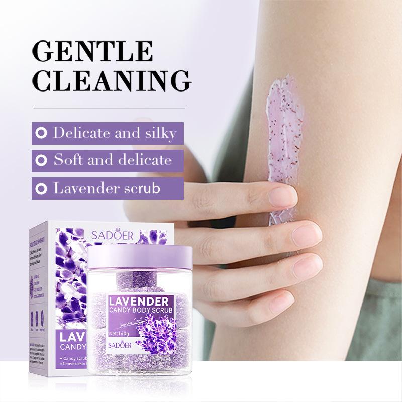 Rose Lavender Avocado Body Scrub Creams Moisturizing Exfoliating Face Back Body Exfoliator Facial Scrub Cream Skin Care