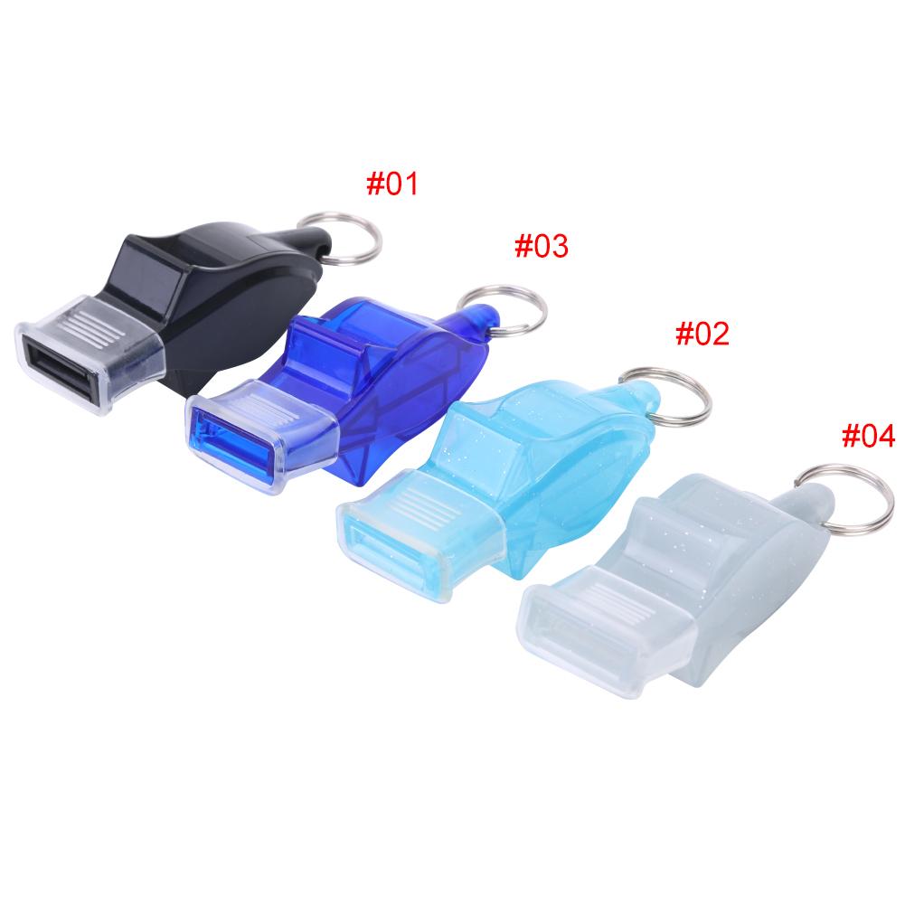 1pc Soccer Basketball Sports Referee Plastic Whistle Outdoor Camp Survival Tool