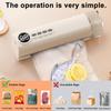 Cordless Mini Vacuum Sealer Digital Display Strong Suction Easy To Use Multi-purpose Heat Sealer Rechargeable Food Bag Sealer