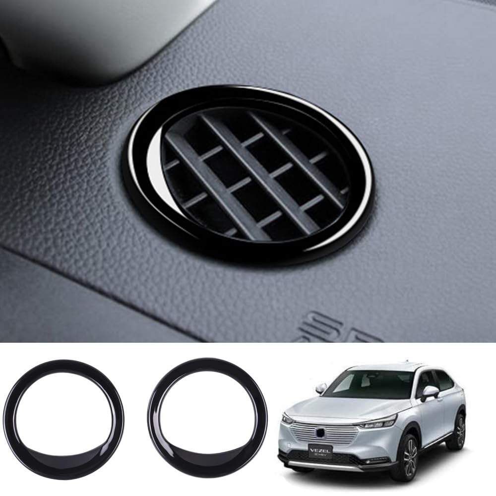 New Honda Vezel RV3/RV4/RV5/RV6 Instrument Panel Both Sides Air Conditioner Vent Cover Garnish 2pcs