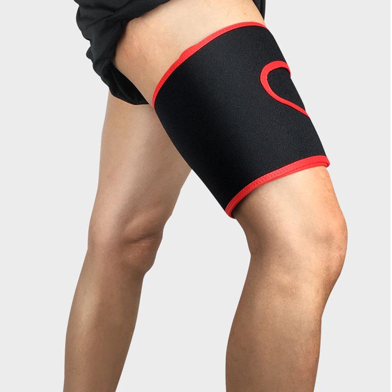 Tcare Adjustable Thigh Brace Support Quadriceps Thigh Wraps Unisex Breathable Non-Slip Compression Sleeve
