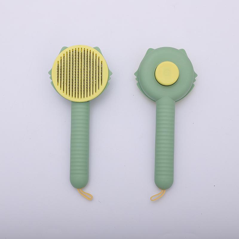 Comb Pig Nose Round Cat Comb Pet Self-cleaning Comb Cat Supplies Cat Hair Removal Comb Pet Supplies