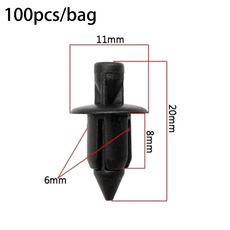 Car Retainer Clips 300pcs for NMAX AEROX Plastic Fasteners Kit Universal Assorted Rivet Push Pin Set