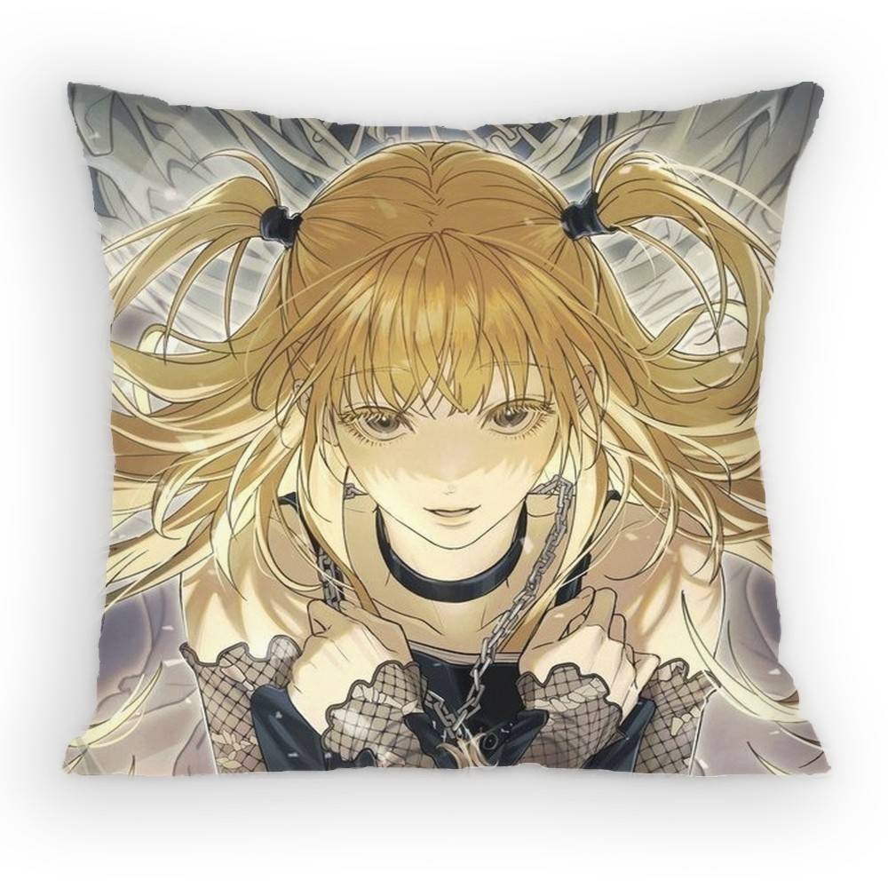 Anime Death Note L Pillow Case Sofa Living Room Bedroom Headboard Backrest Cushion Square Cushion Nap Time