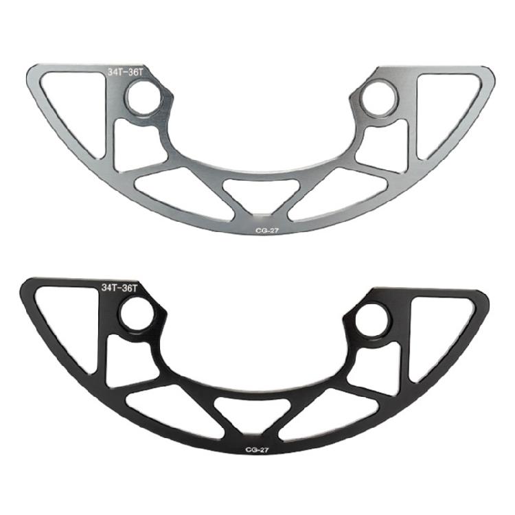 Mountain Bike Chain Rings Guard Bicycles Chainwheel Guard Cover Aluminum Alloy Chainring Protector Cover And Bolts