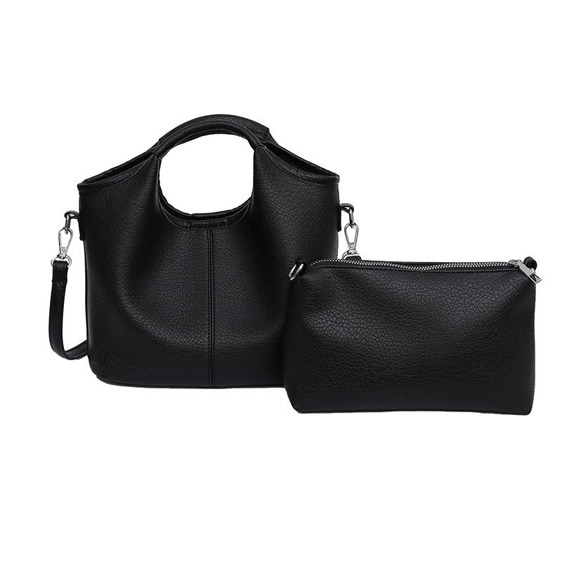 Retro work commuter bag women's large-capacity new casual versatile messenger bag women's hand-held child and mother bag
