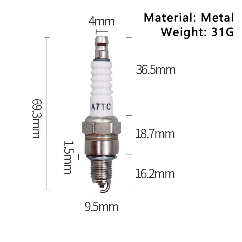 High Performance Motorcycle Iridium 10mm Spark PlugThree Jaw Three Energy-saving Spa Suitable For Most Motorcycles On The Market