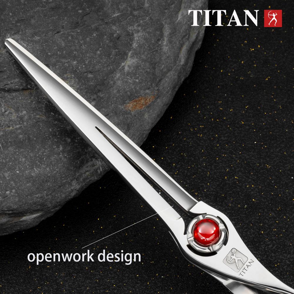 TITAN 7.0 7.5 palce profesionální stříhací nůžky pro mazlíčky nástroje pro psy stříhací strojek pro mazlíčky stříhací nůžky pro mazlíčky