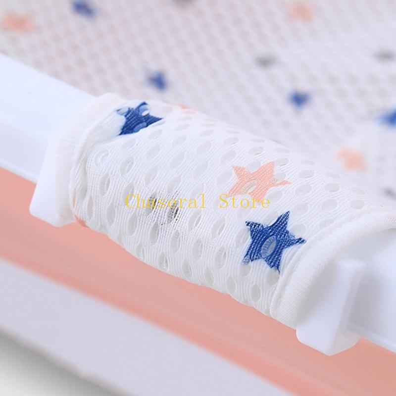 E7Ce Cartoon Nonslip Baby Bath Mat Shower Cushion 3-Point Designing For Newborns Infants Safe Home Bathroom Use