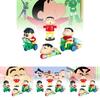 Niedliches Crayon Shinchan PVC-Figurenset – Süße Cartoon-Überraschungsbox-Kollektion