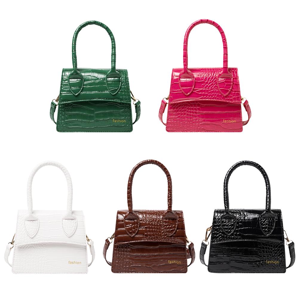 Buy Casual Women Totes Handbag Solid PU Small Crossbody Shoulder Top