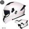 ORZ-103-Motorcycle Helmet with Exposed Face, Men's and Women's Semi Full Helmets, All Season Motorcycle Large Tail Wing