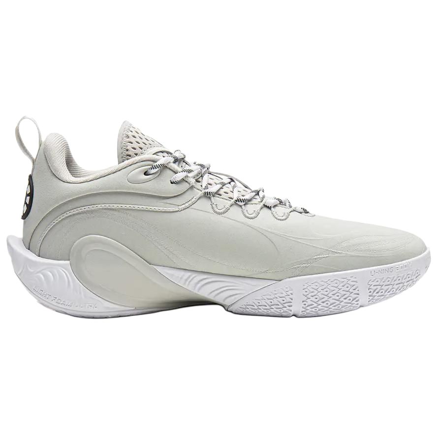 Li Ning Russell One Sports Trend Shock Absorption Wear-Resistant Low-Top Basketball Shoes Unisex Sneaker Gray ABPV009-20