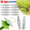 1-6PCS Garden Weed Saw Blades 150mm Metal Grass String Trimmer Head Blade Replacement Lawn Mower Fittings Parts Power Tools