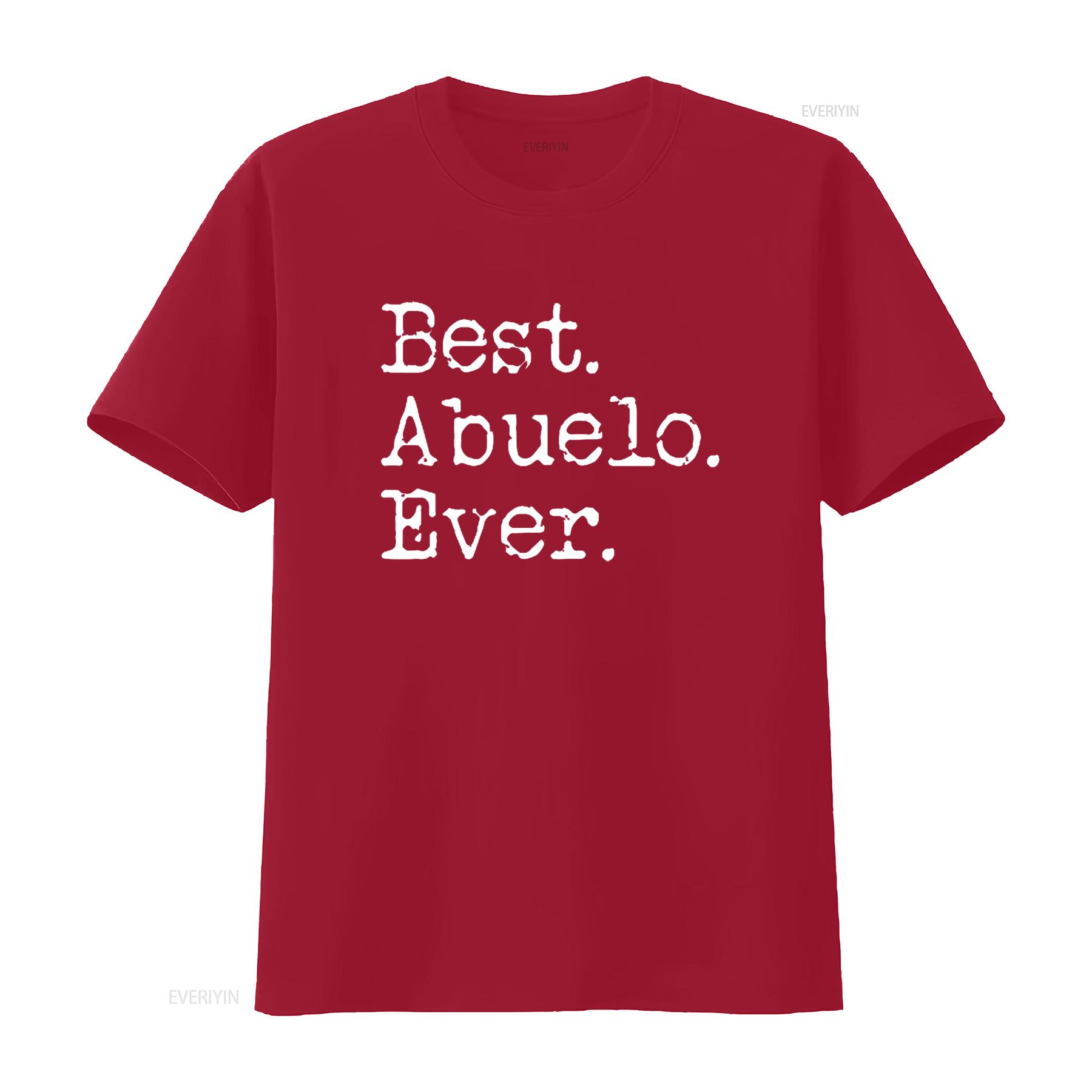 

Mens Best Abuelo Ever Grandfather Grandpa From Grandchildren T Shirt Black Large vintage Washed Casual Stretched Soft fashion S