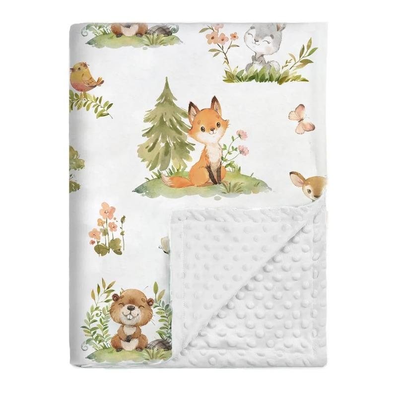75*100CM Soft Baby Blanket for Newborn Swaddle Breathable Receiving Blanket Kids Quilt Nursery Bedding Infant Bath Towel Gift