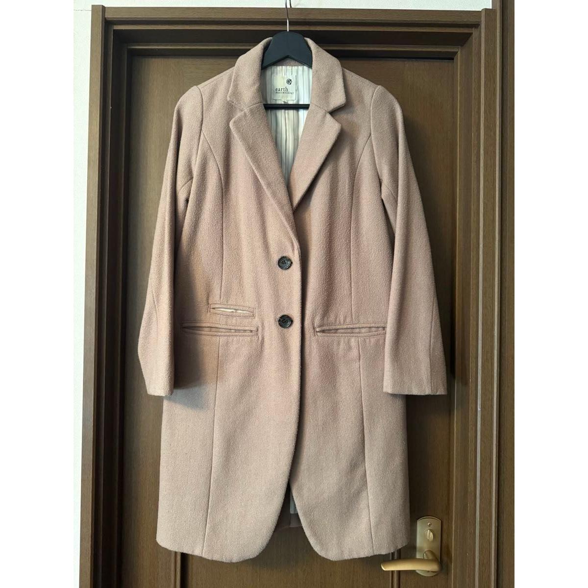 Earth Music & Ecology earth music & ecology Chester Coat M Camel Beige Brown Long