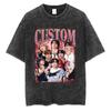 Vintage Washed Ateez Yunho Kpop Band Album 2026 TShirt Mens Women Hip Hop Loose Korean Fashion Short Sleeve T Shirt Streetwear