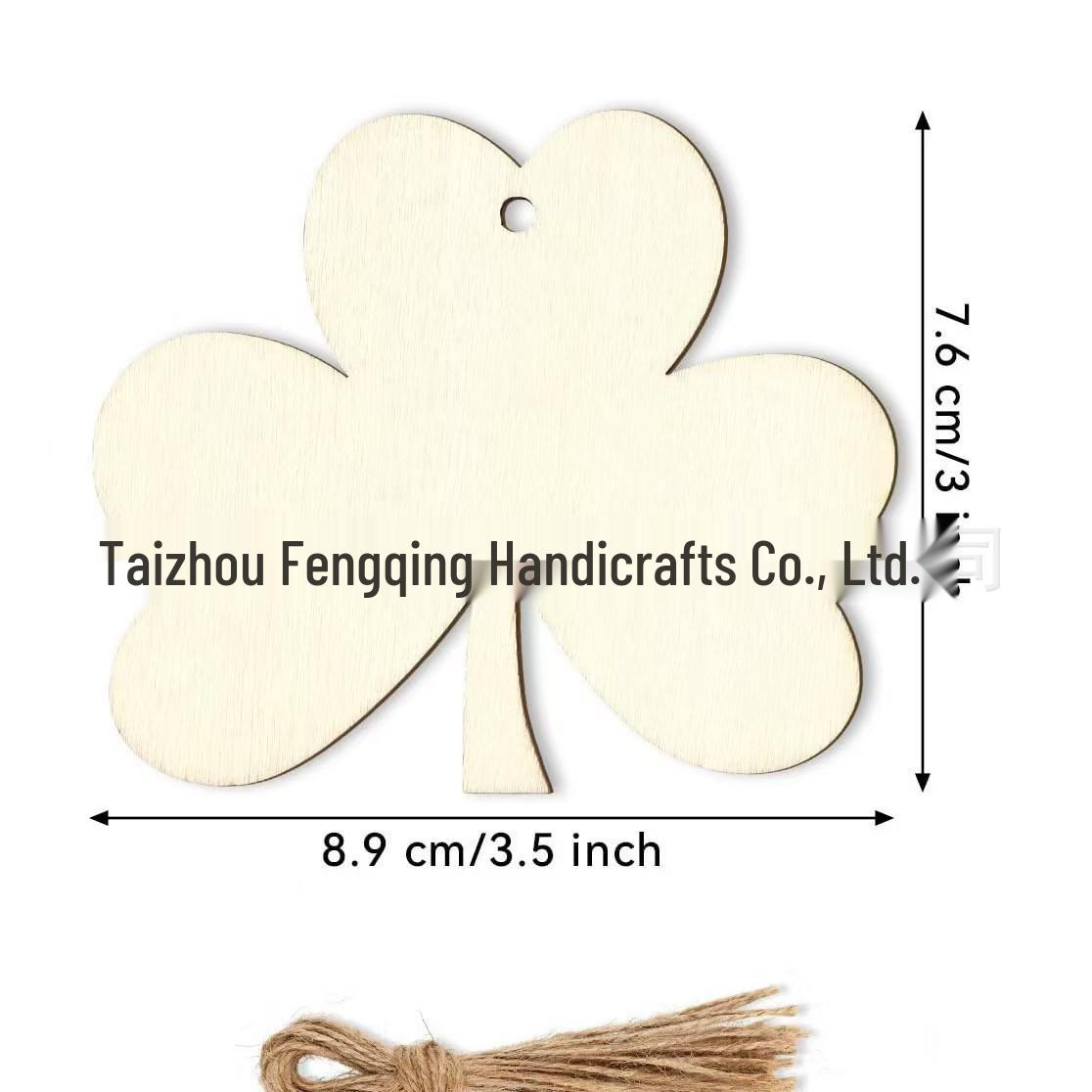 St. Patrick s Day Shamrock Hanging Sign - Green Lucky Clover Ornament