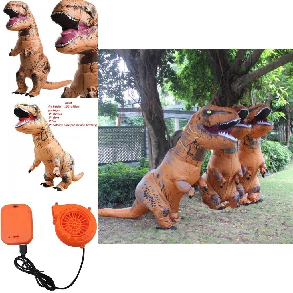 Fantastic Adult T-rex Inflatable Dinosaur Costume For Memorable Fancy Dress Parties