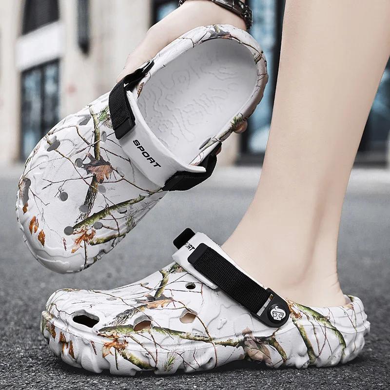 Summer Beach Slippers Men Men Summer Clogs for Men Outdoor Slide Sandals Man Garden Shoes Male Summer Clogs
