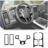 Kit de Acabamento Interno JeCar 5 Peças Fibra de Carbono para Dodge Ram 1500 2012-2017 Acessórios Internos