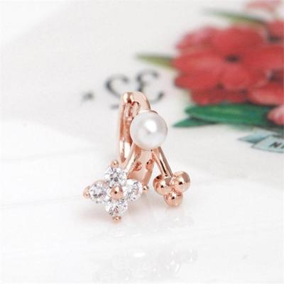 [Onm] Onm 14K Gold Needle Rose Gold Daily Cubic Pearl Bracelet Ring Piercing (S9594168)