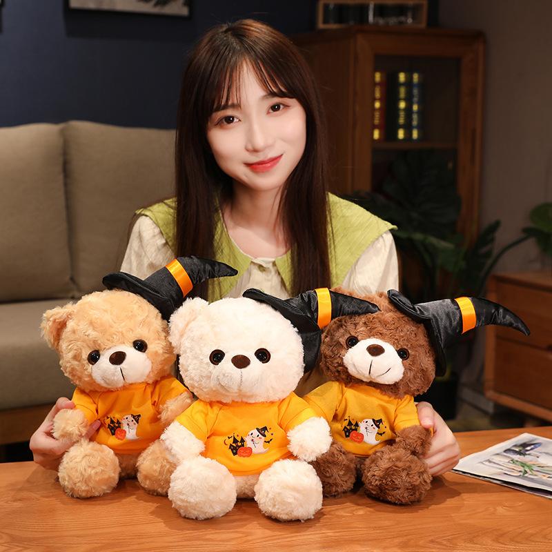 Halloween Miś Pluszowa Zabawka Wielkanoc Dziecięce Lalki Szmaciane Zabawne Rekwizyty na Imprezę Prezent Miś