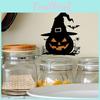 Halloween Pvc Pumpkin Witch Hat Spider Switch Sticker Living Room Decor Wall