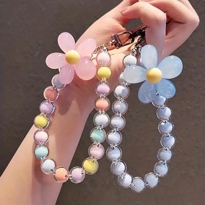 Mobile Phone Lanyard Wrist Strap Women's Hand-held Chain Short Anti-lost Cell Phone Case Cute Lanyard Key Pendant
