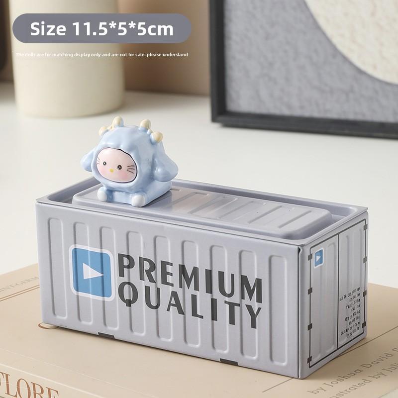 Behälter Aufbewahrungsbox, Desktop Blechdose, Mini Modell, Dekorationsartikel, Figur, Niedliche Partikel Ausstellungsbox
