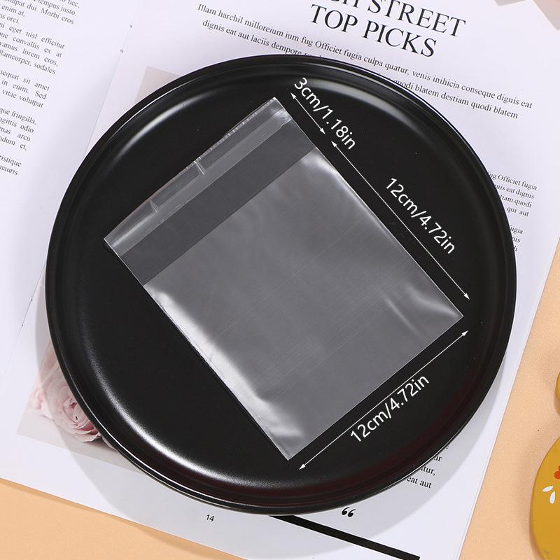 Frosted Clear Thickened Biscuit Bag Bread Bag Plastic Self-Contained Ziplock Bag