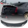 For Cadillac ATS L 4Door 2014 2015 2016 2017 Forged Real Carbon Fiber Gloss Black High Quality Rear Spoiler Trunk Lid GT Style