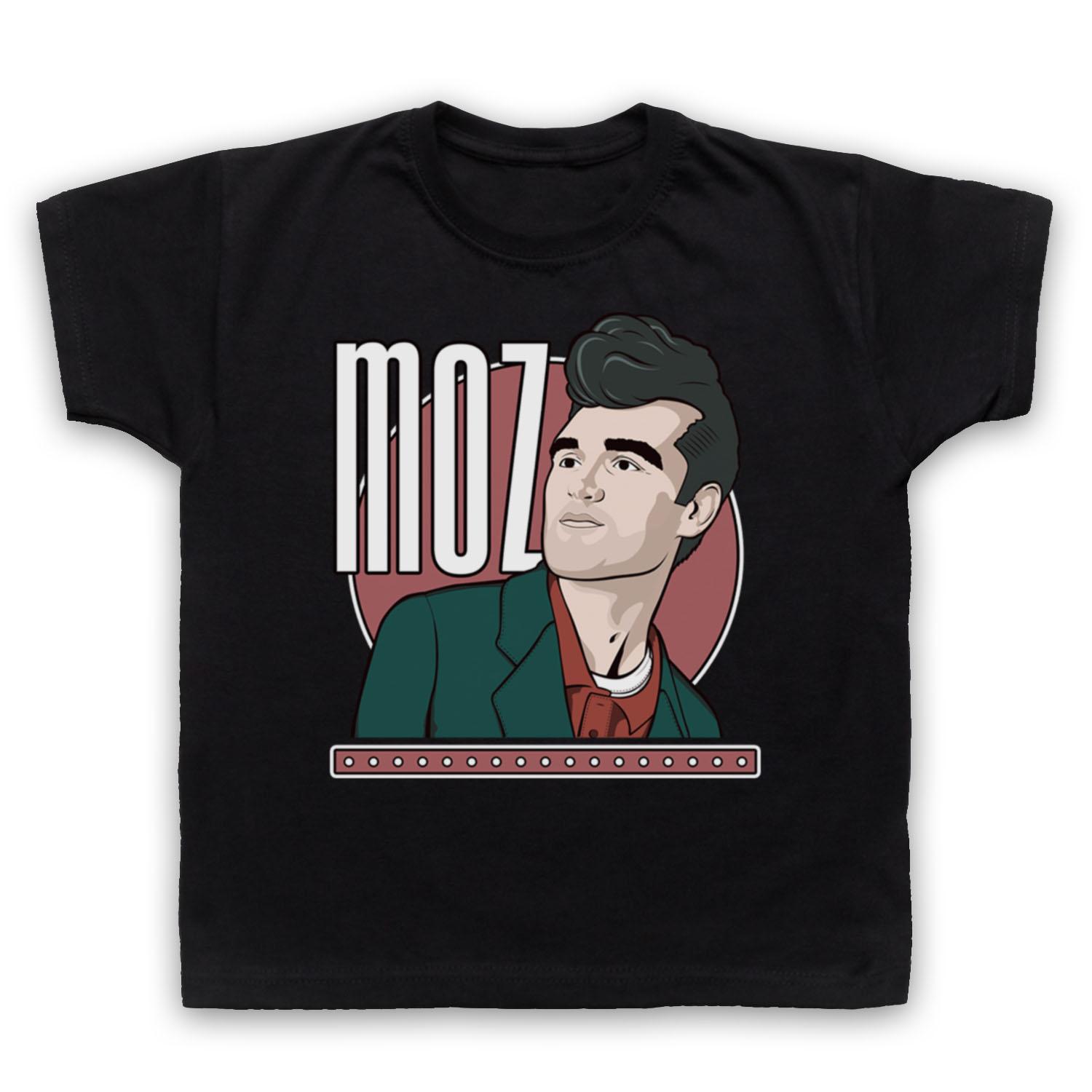 MOZ THE SMITHS UNOFFICIAL MORRISSEY ILLUSTRATION ROCK KIDS CHILDS T-shirt 160
