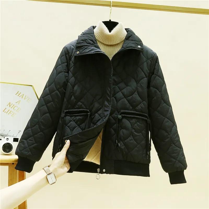 Ladies Winter Parka Korean Version Stand Collar Women's Warm Down Cotton Jacket Loose Fashion Comfortable Female Jacket
