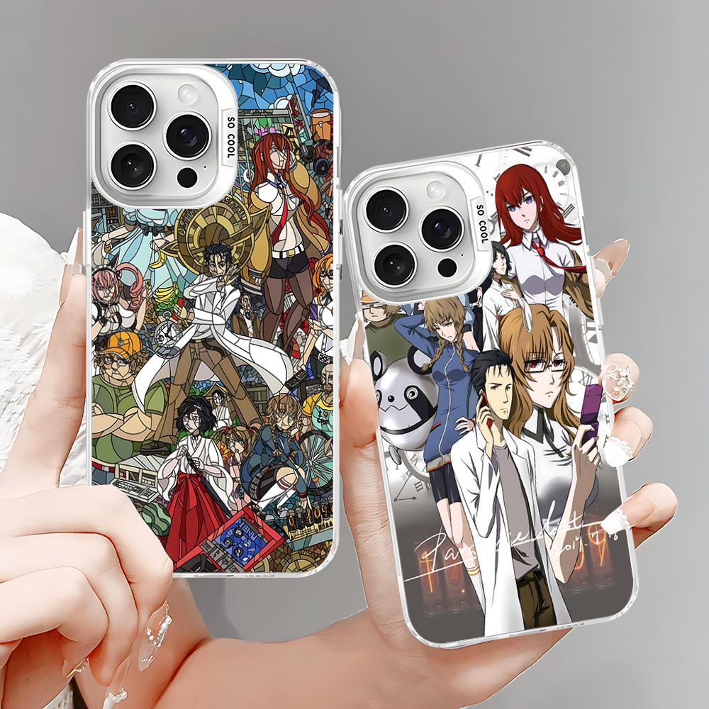 Anime Movie Steins Gate Phone Case For IPhone 16 15 14 13 12 11 Pro Max X XR XSMAX 8 7 Plus Matte Shockproof Back Cover